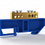 Шина нулевая на DIN-изоляторе 8х12мм 6 отвер. латунь TOKOV ELECTRIC TKE-BCB-812-6-DIN/N