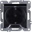 Розетка 1-м СП LAVIN/KAREN 16А IP20 с заземл. с крышкой механизм черн. ARVIA 50 07 2000 218