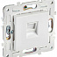 Розетка компьютерная RJ45 кат.5E SKANDY SK-K01W арктич. бел. IEK SK-K10-1-K01