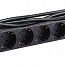 Блок розеток 8 мест PDU (немец. станд.) DIN49440 PH12-8D1 с LED выкл. алюм. профиль1U шнур 2м ITK PH12-8D1