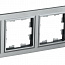 Рамка 4-м BRITE РУ-4-БрС сталь IEK BR-M42-K46