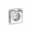 Розетка AtlasDesign Aqua 16А IP44 с заземл. защ. шторки с прозр. крышкой быстрозажим. клем. механизм бел. SE ATN440146S