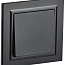 Выключатель 1-кл. СП BRITE ВСР10-1-0-БрЧ 10А в сборе черн. IEK BR-V10-0-10-K02-F