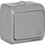 Выключатель кнопочный 1-кл. ОП AQUATIC ВС-20-1-3-А 10А IP54 GENERICA EVA14-K03-10-54