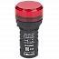 Лампа коммутационная ADDS D22 LED красная 220В AC/DC ЛK-22 IP55 | 25153DEK | Dekraft