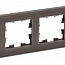 Рамка 4-м BRITE РУ-4-2-БрТБ стекло темн. бронза IEK BR-M42-G-K45