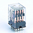 Реле промежуточное ПР-102 5А 24В DC 4 конт. с LED-индикацией DEKraft 23887DEK