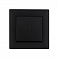 Выключатель проходной 1-клав. Karea RIZZ STAR чер. Makel 88054005