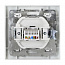 Розетка компьютерная 1-м СП Минск RJ45 бел. Basic EKF ERK01-035-10