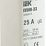 Вставка плавкая ППНИ-33 25А габарит 0 IEK DPP20-025