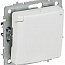 Розетка BRITE РСбш10-3-БрАБ 16А IP20 с заземл. защ. шторки с крышкой механизм арктич. бел. IEK BR-R16-16-K91