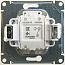 Переключатель проходной 1-кл. СП Glossa 10А IP20 (сх. 6а) 10AX с подсветкой механизм перламутр. SE GSL000663