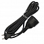 Удлинитель-шнур 1х3м без заземл. 10А IP20 ПВС 2х1 черн. DOMTOK 2339