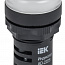 Лампа светосигнальная AD22DS d22мм 230В AC/DC бел. KARAT IEK BLS10-ADDS-230-K01