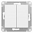 Выключатель 2-кл. AtlasDesign (сх. 5) 10AX механизм лотос SE ATN001351