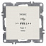 Розетка LAVIN/KAREN USB + TYPE-C механизм бел. ARVIA 50 01 1000 304