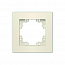 Рамка 1-м Афина сл. кость (ivory) Universal A0053-I