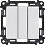 Выключатель 3-кл. СП Valena Life 10А IP20 250В 10AX с лицев. панелью винтов. зажимы механизм бел. Leg 752403