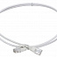 Патч-корд кат.5E UTP LSZH 1.5м slim колпачок с язычком бел. ITK PC08-C5EUL-1M5-SL-WT