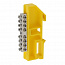 Шина PE "земля" на DIN-изоляторе ШНИ-6х9-8 NO-222-91-1 никелирован. Д желт. Эра Б0044140