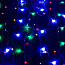 Гирлянда светодиодная "Дождь" 1.5х1.5м 144LED мультиколор 8 режимов 220В 1.5мм провод прозр. КОСМОС KOC_CUR-V106