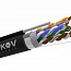 Кабель витая пара F/UTP 4х2х24AWG(0.51мм) + трос кат.5E PE outdoor Fluke tested 305м (м) PRO TOKOV ELECTRIC TKP-C05-F42-5E-305-ODC