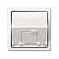 Адаптер на 1 RJ45(12) коннектор 75528; 75540; 75541; 75544-39 наклонный Simon73 Loft бел. 73085-60