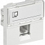 Розетка компьютерная 2мод. РКИ-20-00-П RJ45 кат.5E UTP механизм PRIMER IEK CKK-40D-RI2-K01