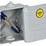 Коробка КУП КМ41361 100х100х50мм IP44 6 вв. (7035) | UKO21-100-100-050-K41-55U | IEK