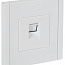 Розетка компьютерная RJ45 кат.5E FORTE&PIANO FP232 бел. IEK FP-K10-1-K01