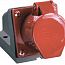Розетка ОП 32А 380В 3P+PЕ ССИ-124 IP44 IEK PSR12-032-4
