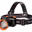 Фонарь налобный аккум. 10Вт Laser LED/ 1200мА.ч ABS пластик линза Френеля КОСМОС (KOC531Lit)