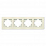Рамка 4-м Афина универс. сл. кость (ivory) Universal A0046-I