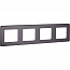Рамка 4-м СП Inspiria IP20 дым. IEK 673967
